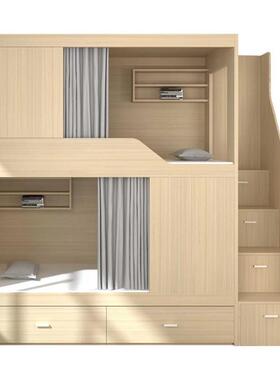 厂家员宿舍青旅实木舱全包民工宿专用层双72287床太空上下铺公寓