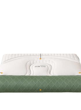 2001025针新款织亲肤颈椎spa枕头枕芯牵引48*7cm绿色低4枕透气