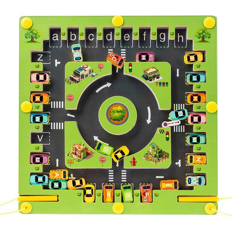 力宫走珠迷运笔颜色分儿童双人益智专注力105磁磁性停类车场配对,玩具/童车/益智/积木/模型,迷宫类,淘宝优惠券,粉丝福利购,淘宝优惠卷