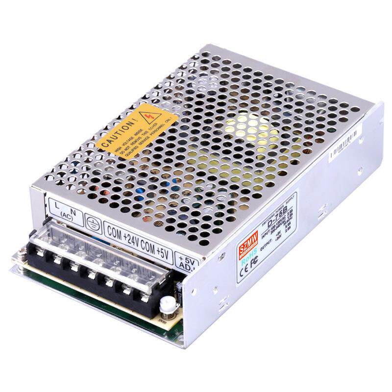 双组输出开关电源D-75ABC5V12V24V/±12V15V工业机械直流电源