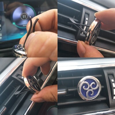 极速Aromatherapy Jewelry Locket Pendant Car Perfume Diffuser