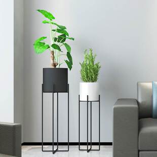 极速 花架绿萝阳台花架子客厅室内地面花 北欧简易花架铁艺落地式