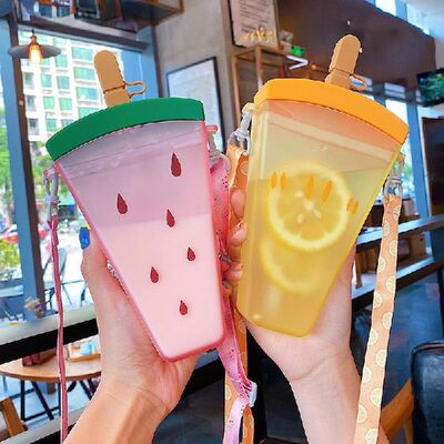 极速Cute Plastic Water Bottles Water Bottle For Watermelon I