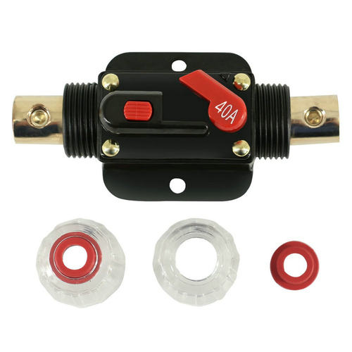 100A 80A 60A 50A 40A 30A 20A 12V / 24V / 48V DC resettable c