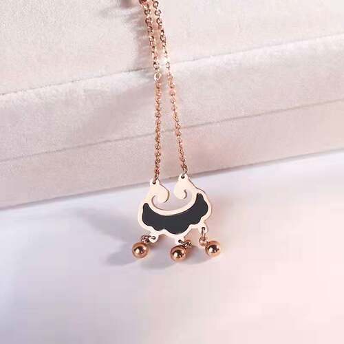 极速Lucky Fortune Longevity Lock Titanium Steel Rose Gold Sh