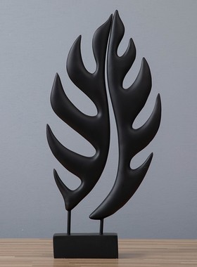 现代家居装饰品创意北欧风简约客厅书房电视柜酒柜抽象艺术品摆件