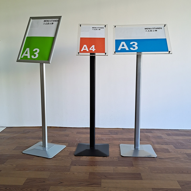 广告牌立牌展示牌亚克力指示牌立式A3水牌展示架落地导向牌引导牌
