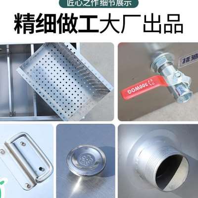 新品厂促304油水分离r器饭店厨房餐饮污水处理小型商用水油滤油器