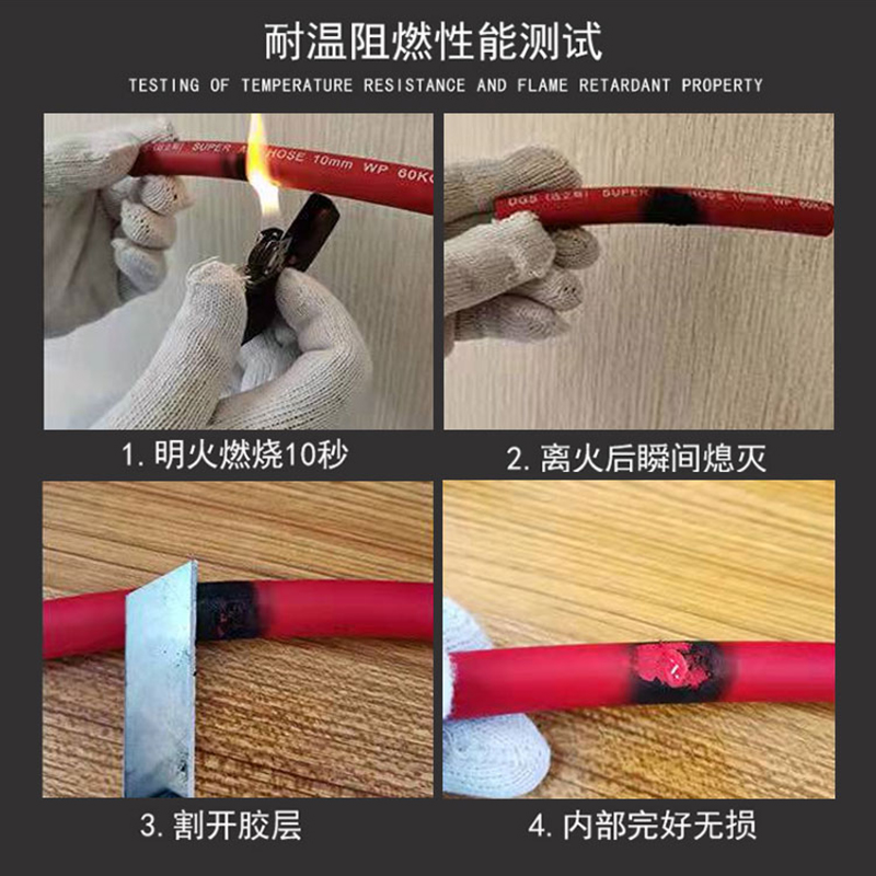 空压机气管软管内径8mm耐磨高压防爆气动扳手气泵气管汽修喷真石