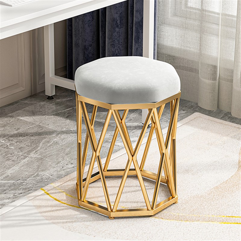 速发梳妆凳轻奢化妆甲梳卧台凳子美凳椅子生简约妆室家用凳