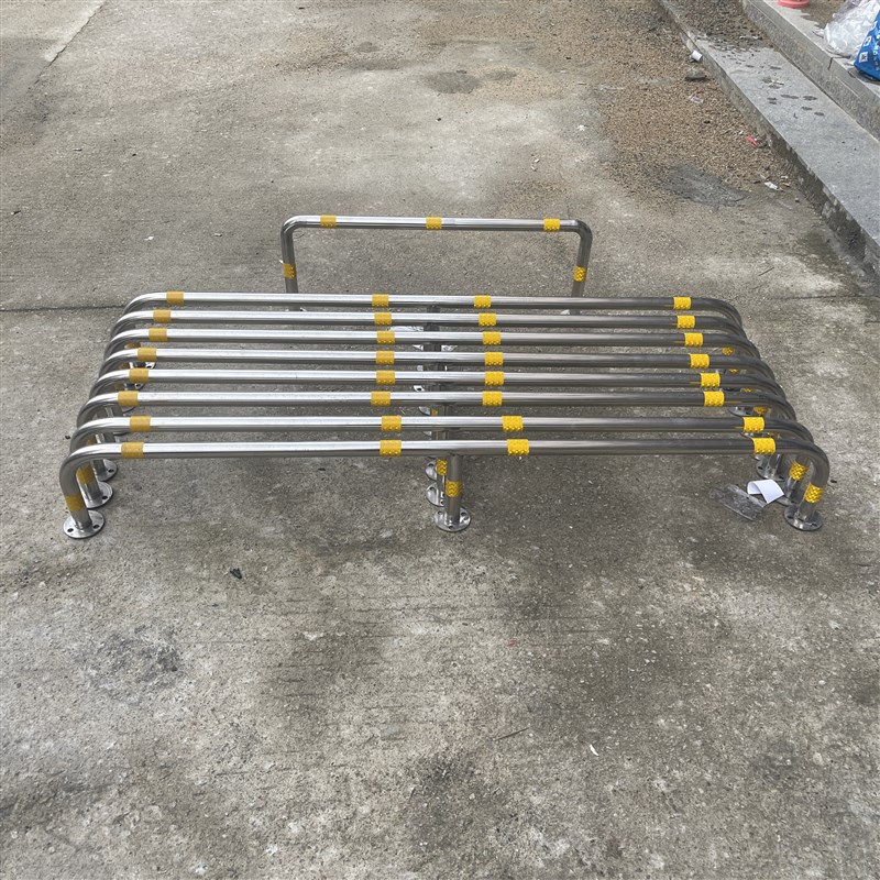 速发04不锈钢ULTM型护栏钢管挡车器加厚防撞路桩防护道路警示柱铁