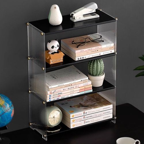 速发桌面书架置物架书柜书桌上收纳儿童办读架客厅公阅桌家用简易