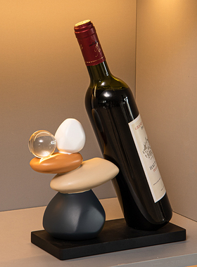 速发架来运转红酒时摆件客厅电视柜酒柜玄关轻奢高档餐边柜装饰品