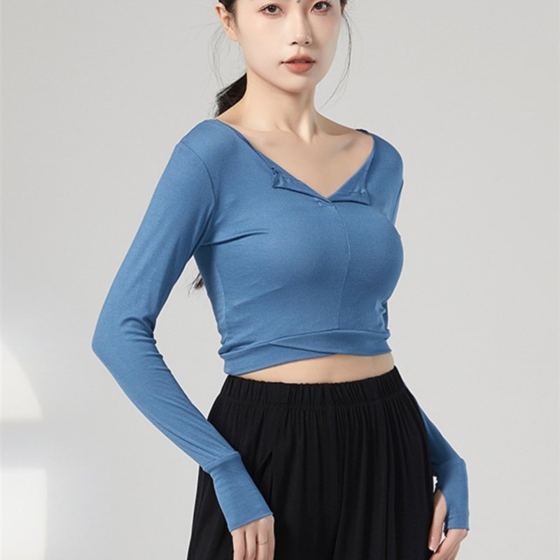 速发舞长袖套指典体身韵上衣古功舞练形服训练舞蹈裤老师上课