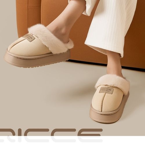 速发棉秋鞋士2024新款拖冬季男内家居保暖毛毛绒防滑厚底棉鞋室