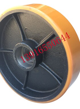 速发林德手动液压尼托盘搬运车M20M25M0轮子车龙轮聚P脂胺U轮200*