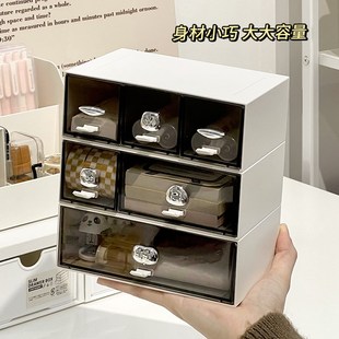 速发学生书桌收纳盒抽公桌面文具办童桌孩防尘儿屉式收纳整理置物