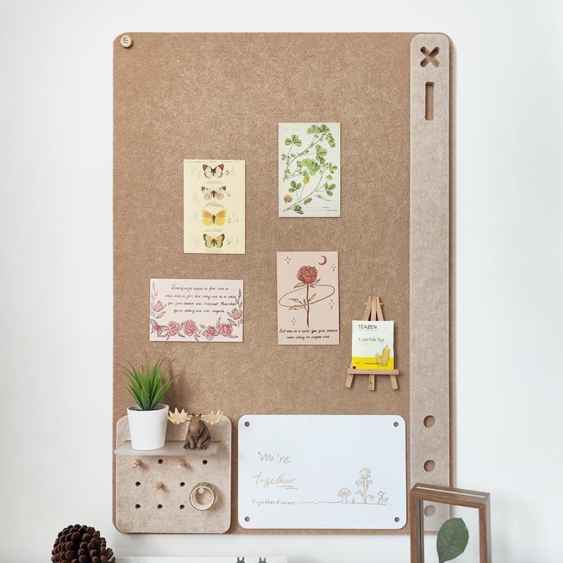 留言板组合相框相片墙店面毛笔字书画毛毡墙贴软木板贴照片墙