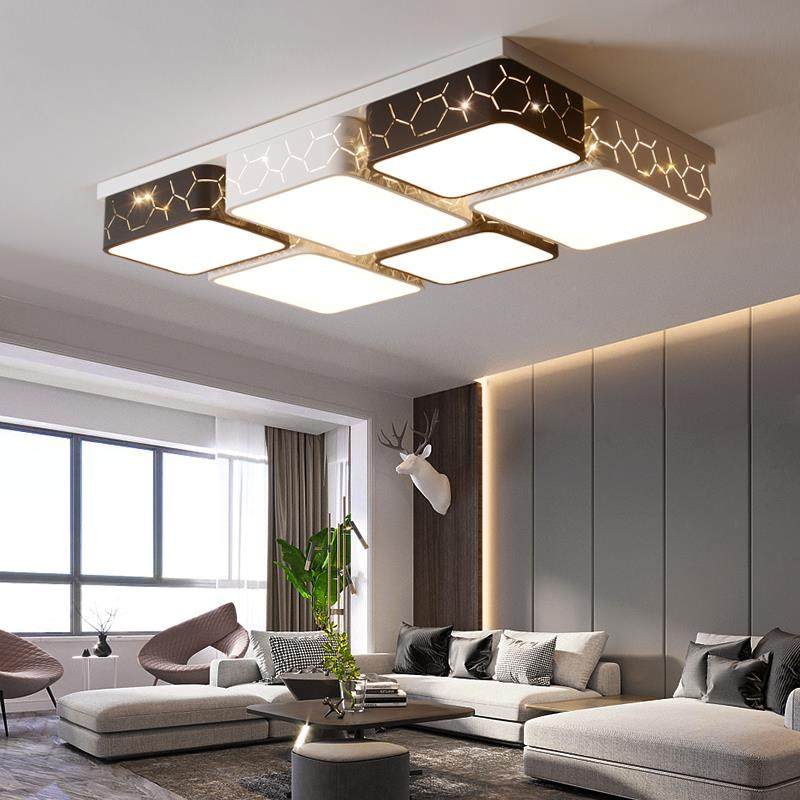 2025年新款客厅灯简约大气卧室led吸顶灯饰现代全屋灯具套餐组合