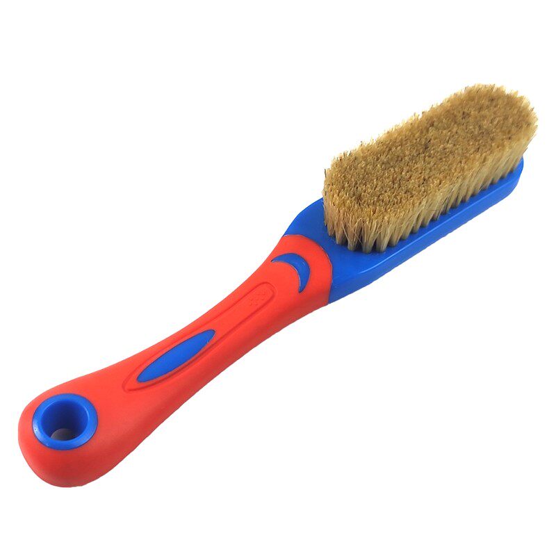 皮鞋刷猪鬃毛鞋油刷翻毛皮清洁护理猪毛刷家用长柄洗鞋刷软毛鞋刷