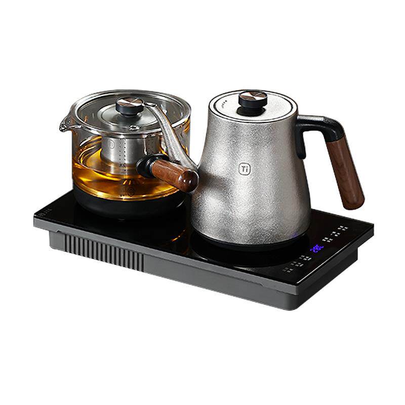 南界结晶纯钛茶艺炉全自动底部上水电热烧水壶茶台泡茶专用电茶炉