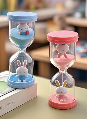 全塑料儿童防摔沙漏计时器时间3-5-10-30桌面摆件学生礼物毕业