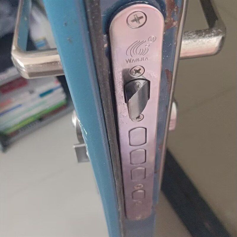 老式防盗门替换圆头单孔锁体240*24步阳12型防盗门加长锁体