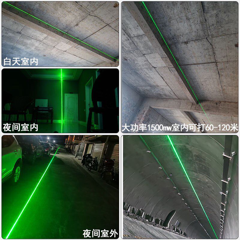 半户外1.5W大功率绿外线模组激光灯工业一字十字定位器点状强镭射