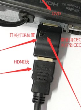 精选CEC屏蔽器2.0HDMI屏蔽转接头公對母支持4K屏蔽CEC造成ARC无法