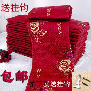 定做家用防风冬季保暖棉门帘加厚户外布艺门帘防寒帆布厚帘子保温