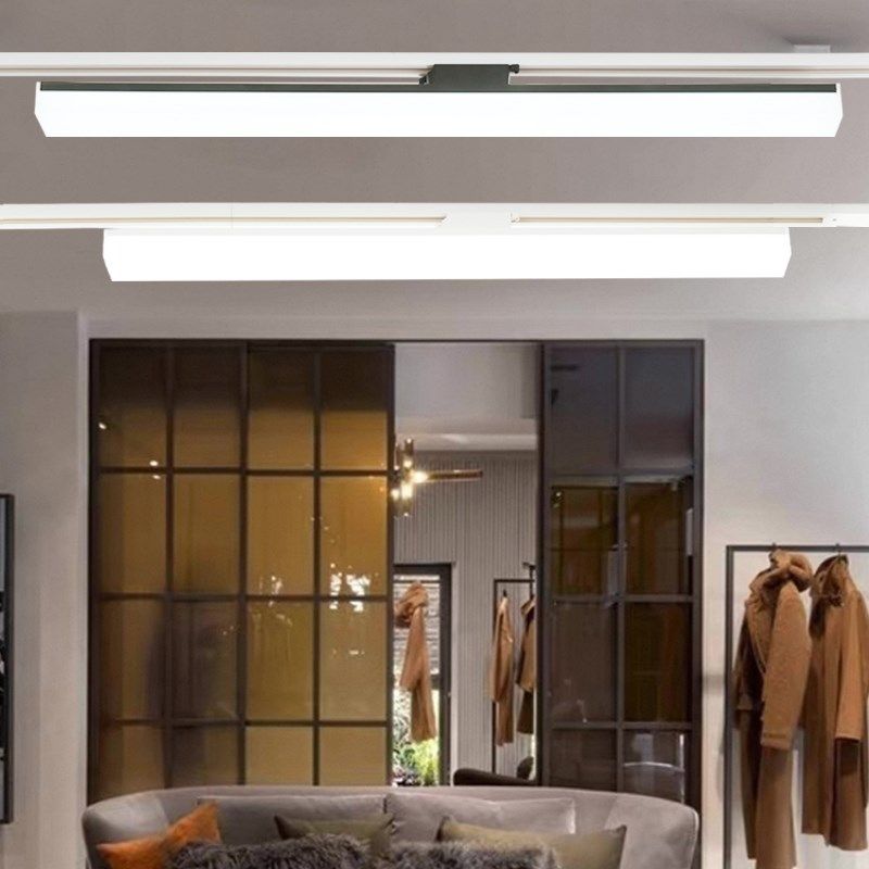精选明装长条led轨道射灯智能调光五面发光展厅超市路轨补光灯散,家装灯饰光源,明装射灯,淘宝优惠券,粉丝福利购,淘宝优惠卷