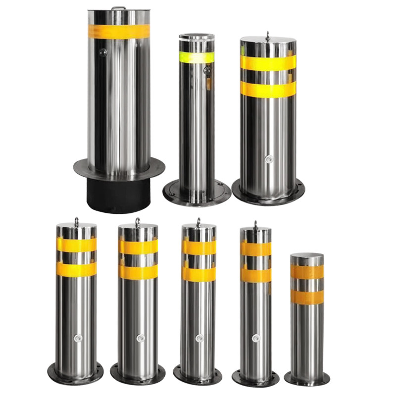 不锈钢路锥 太阳能反光警示柱防撞柱立柱  停车场隔离路桩 止车柱