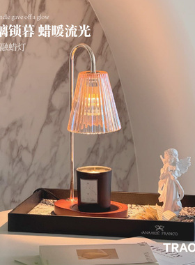 【送礼推荐】欧式复古工艺家居摆件床头灯可定时无火香薰融蜡灯
