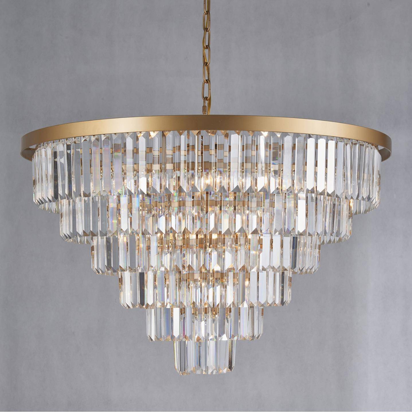 后现代水晶吊灯简约奢华长形卧室吊灯餐厅书房别墅水晶休闲吊灯