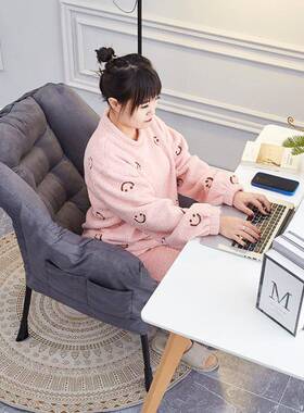 家用懒人沙发椅网红单人学生宿舍卧室小阳台躺椅休闲靠背电脑椅