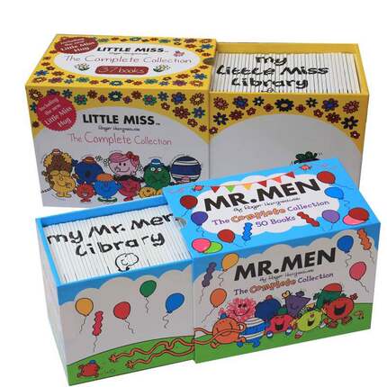 先生喵小姐妙小姐全套87册经典儿童英文绘本LittleMissMrMen