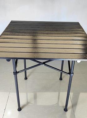 户外折叠桌便携铝合金野餐烧烤轻便小桌子车载露营装备自驾游铝桌