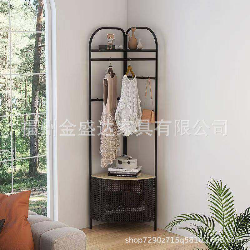 转角衣帽架落地卧室床头柜轻奢脏衣篓客厅角落拐角衣服收纳挂衣架,电子/电工,接线端子,淘宝优惠券,粉丝福利购,淘宝优惠卷