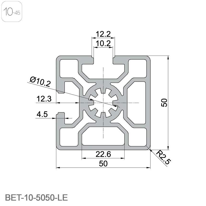 yl铝材型材50材0铝u工业型合金铝5铝支架工业型材框架