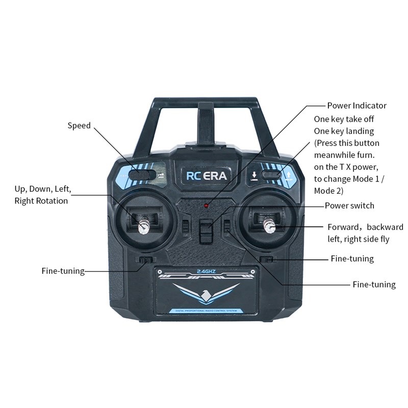 C127 C186 2.4G RC Helicopter 4 Propellers 6 Axis Gyro Sentry