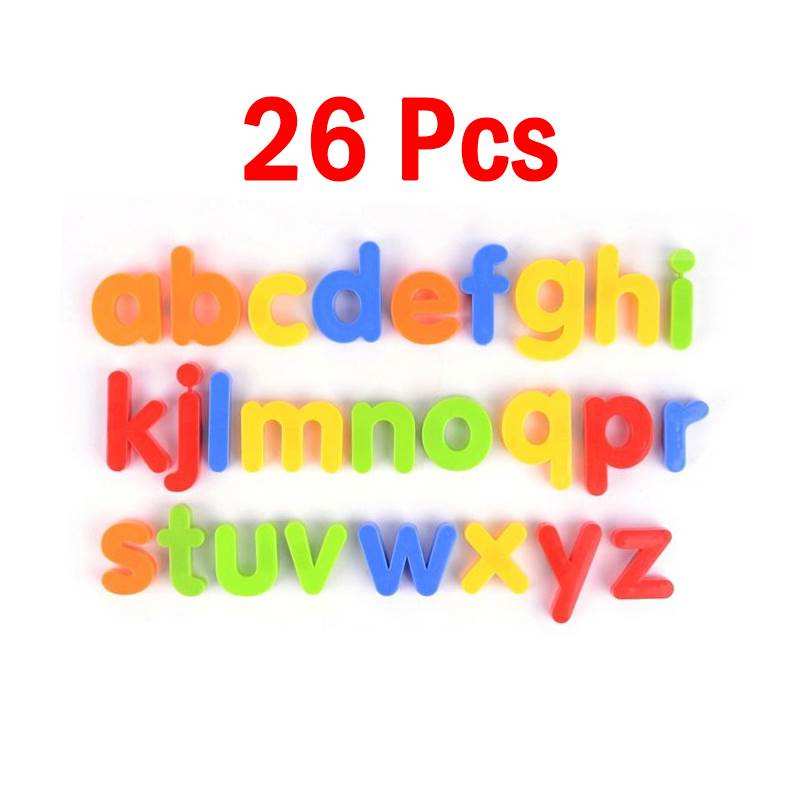 26pcs Magnetic Letter Numbers Alphabet Fridge Magnets Colorf