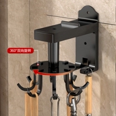 小章鱼旋转挂钩太空铝材免钉强承重不易生锈沥水通风省空间强收纳