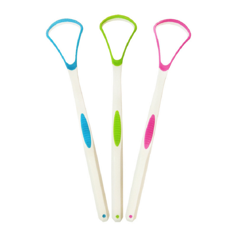 Raspador de lngua 1pc cor aleatria material alimentar gr