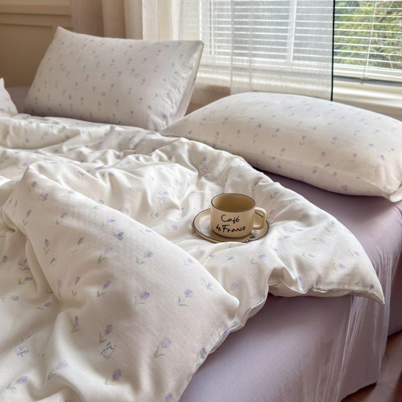 全花棉清新碎被套50*2010cm单件枕YDYF套小纯棉