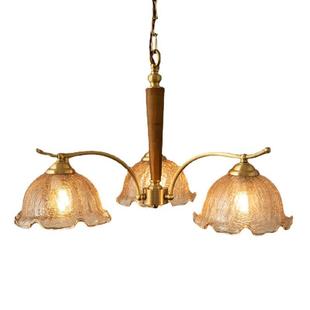 美式 南洋风复古裂纹卧室吊灯餐厅中古vintage复古怀旧客厅灯具