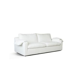 新款 云沙发cloud奶油侘寂风小户型棉麻布艺沙发床两用可折叠客厅