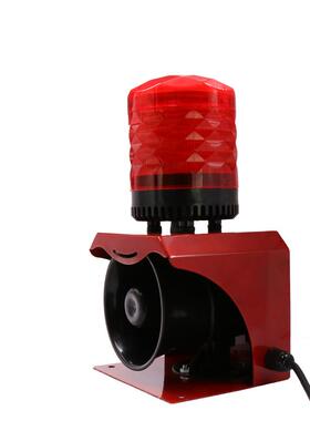 SF-513上电响声光报警器LED频闪警示灯码头工厂消防报警喇叭户外