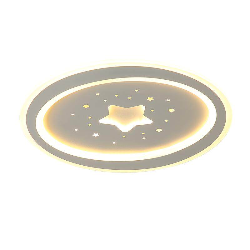 儿童灯卧室吸顶灯现代简约星星男孩女孩温馨浪漫书房卧室灯具093