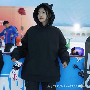 202新款滑雪服女冬季户外单板双板滑雪衣男抓绒保暖防水滑雪549