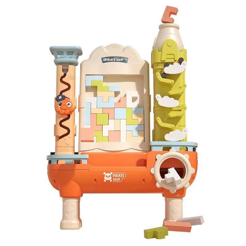 多功能五合一3D俄罗斯方块机拼图儿童益智创意玩具海盗船礼品,玩具/童车/益智/积木/模型,其它玩具,淘宝优惠券,粉丝福利购,淘宝优惠卷